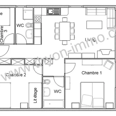 Immeuble Grand Vue Апартаменты *